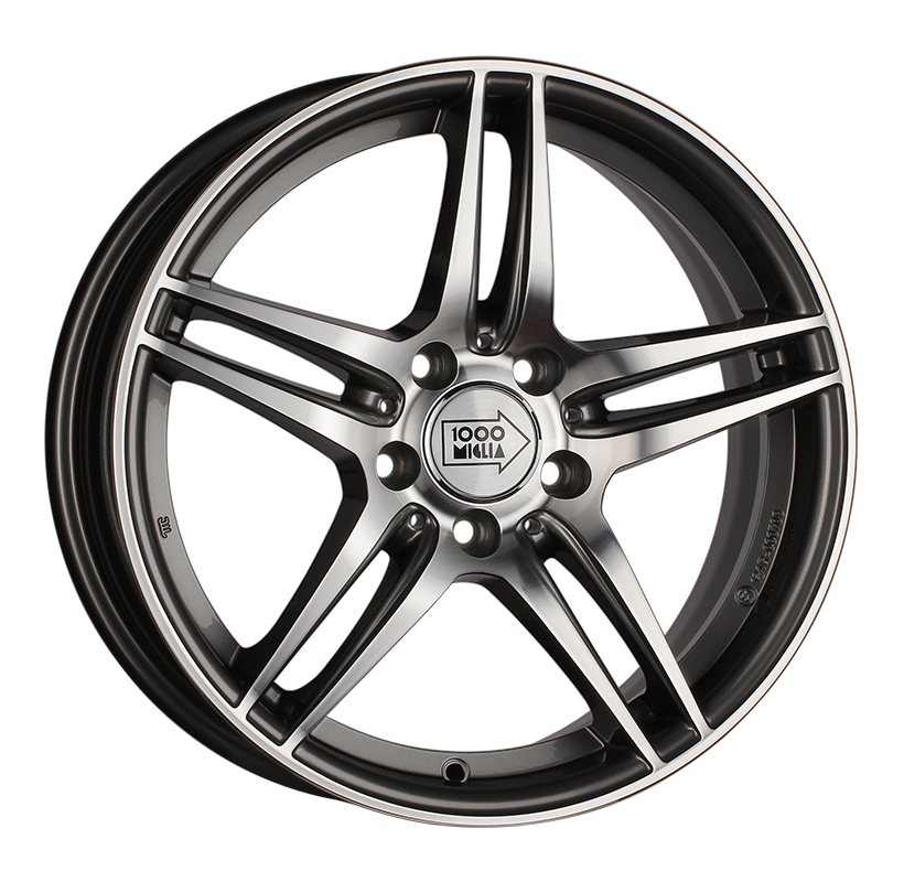 1000 Miglia MM037 7.5x17 5x112 ET47 d66.6 anthracite polished