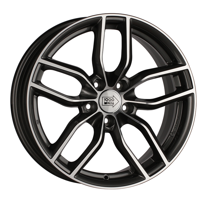 1000 Miglia MM039 7.5x17 5x112 ET51 d57.1 anthracite polished