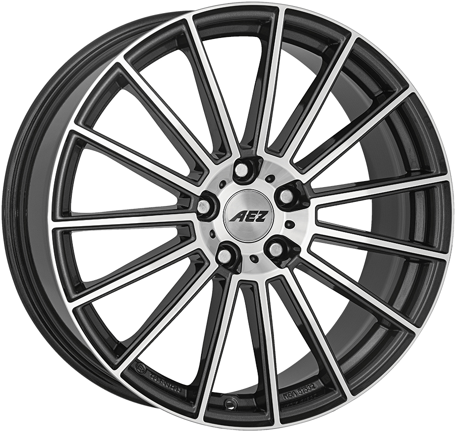 AEZ Steam 7.5x18 5x112 ET51 d57.1 anthracite polished