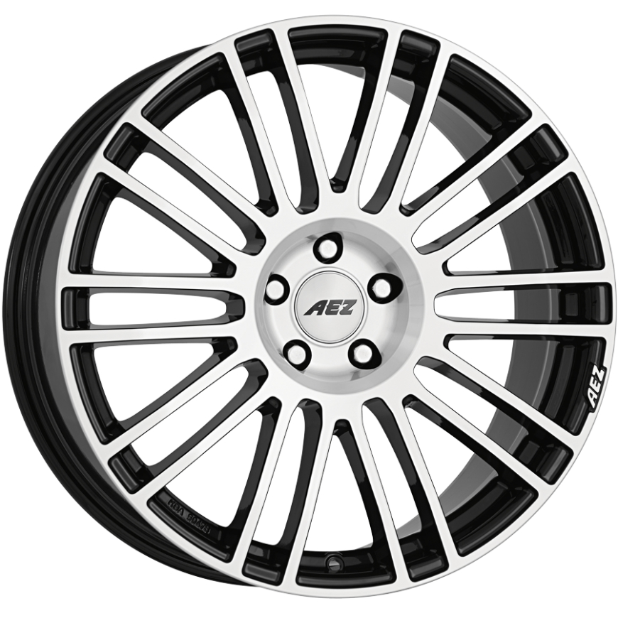 AEZ Strike 8.5x19 5x112 ET50 d70.1 black polished