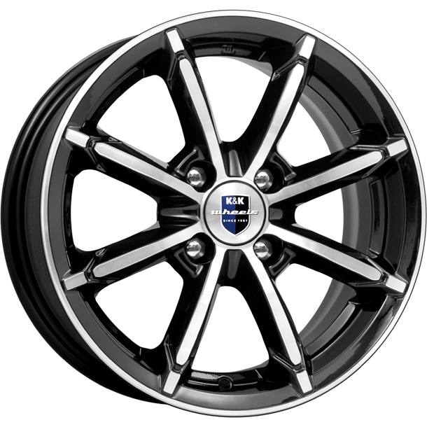 K&K Sportline 6x14 4x98 ET30 d58.5 алмаз черный