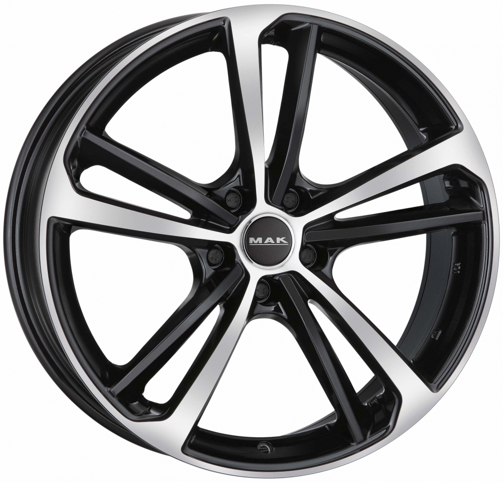 MAK Nurburg 8.5x21 5x112 ET43 d66.6 black mirror