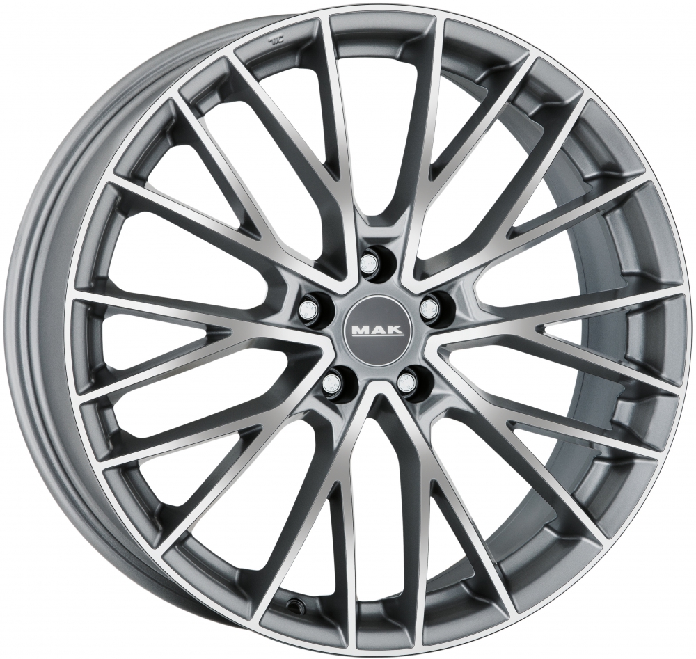 MAK Speciale-D 9.5x19 5x112 ET20 d66.6 graphite mirror face