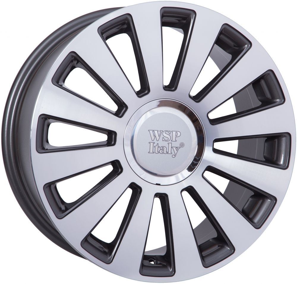 Acacia WSP Italy Audi (W535 Rammses) 7.5x17 5x100 ET42 d57.1 anthracite polished