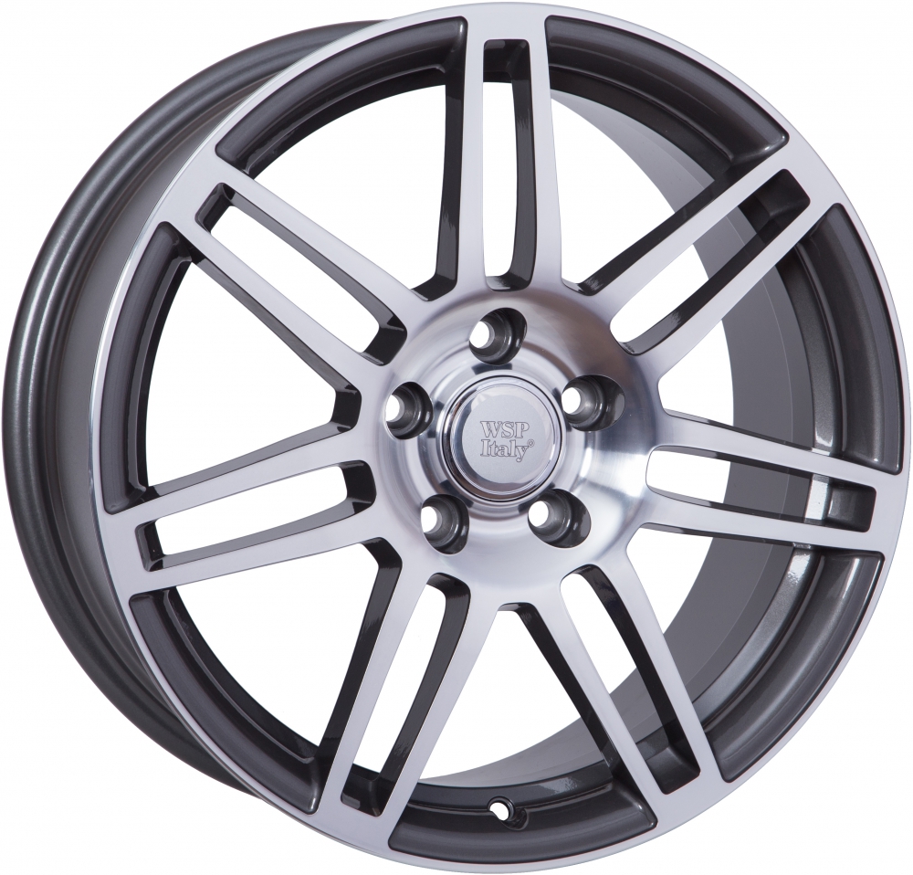 Acacia WSP Italy Audi (W554 Cosma) 7.5x17 5x112 ET45 d57.1 anthracite polished