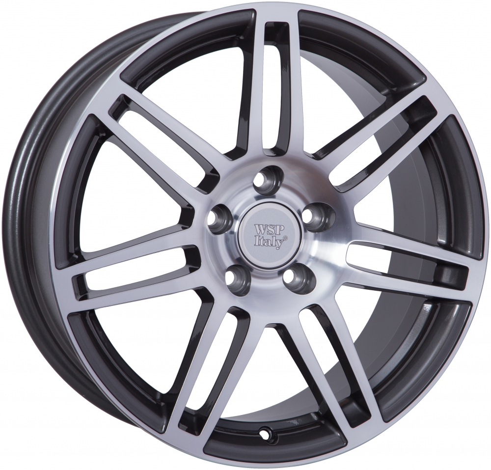 Acacia WSP Italy Audi (W557 Cosma 2) 7.5x17 5x112 ET30 d66.6 anthracite polished