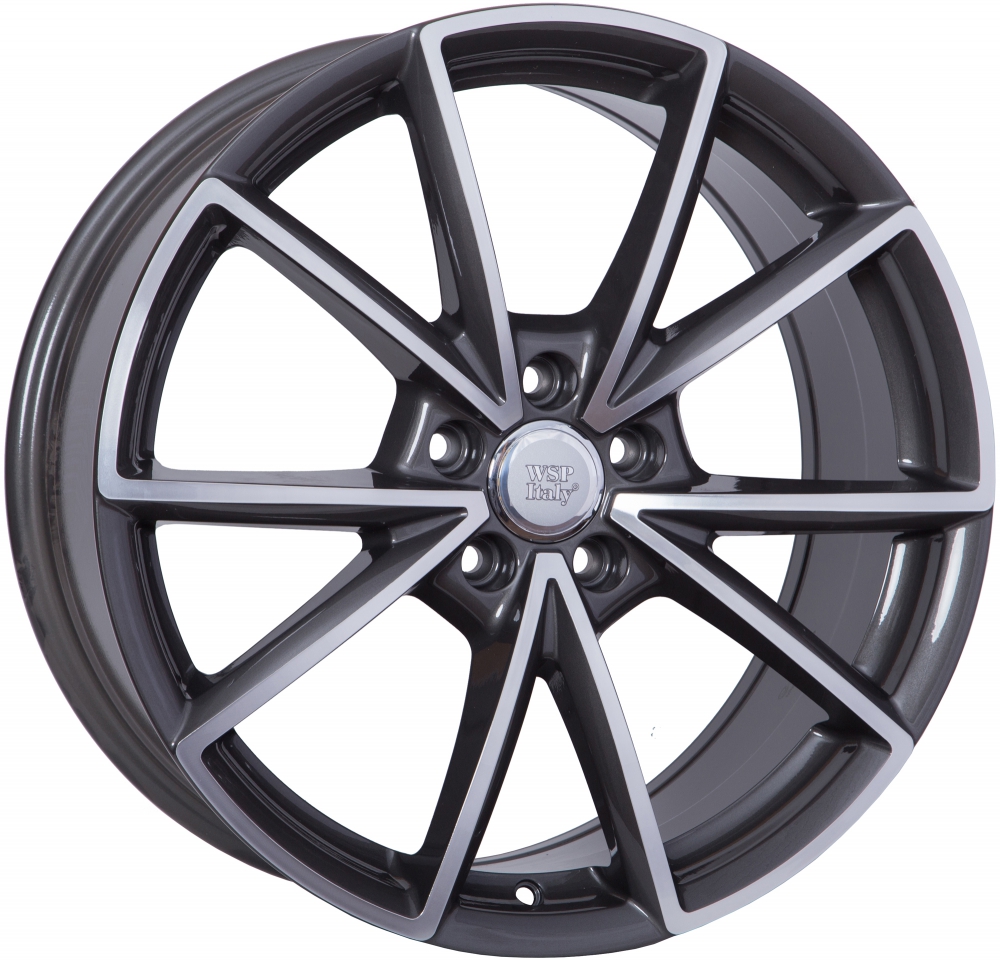 Acacia WSP Italy Audi (W569 Aiace) 8x19 5x112 ET26 d66.6 anthracite polished