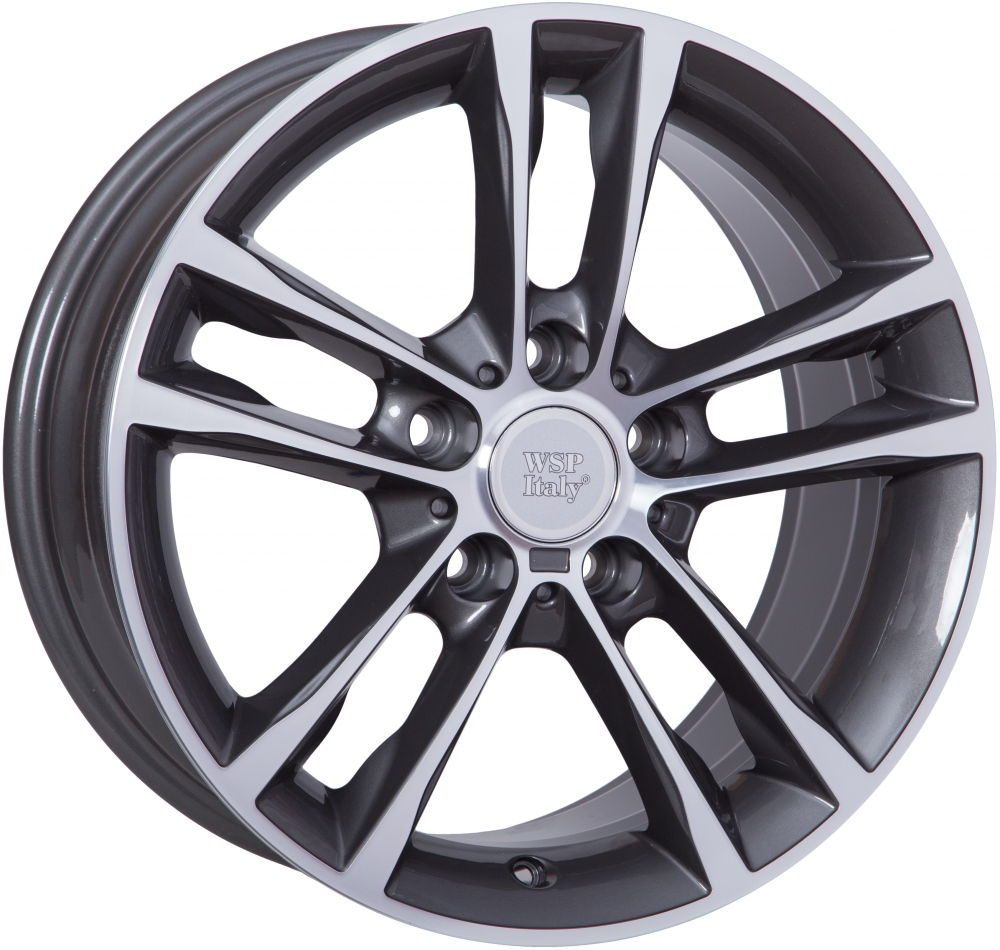 Acacia WSP Italy BMW (W681 Achille) 7.5x17 5x120 ET37 d72.6 anthracite polished