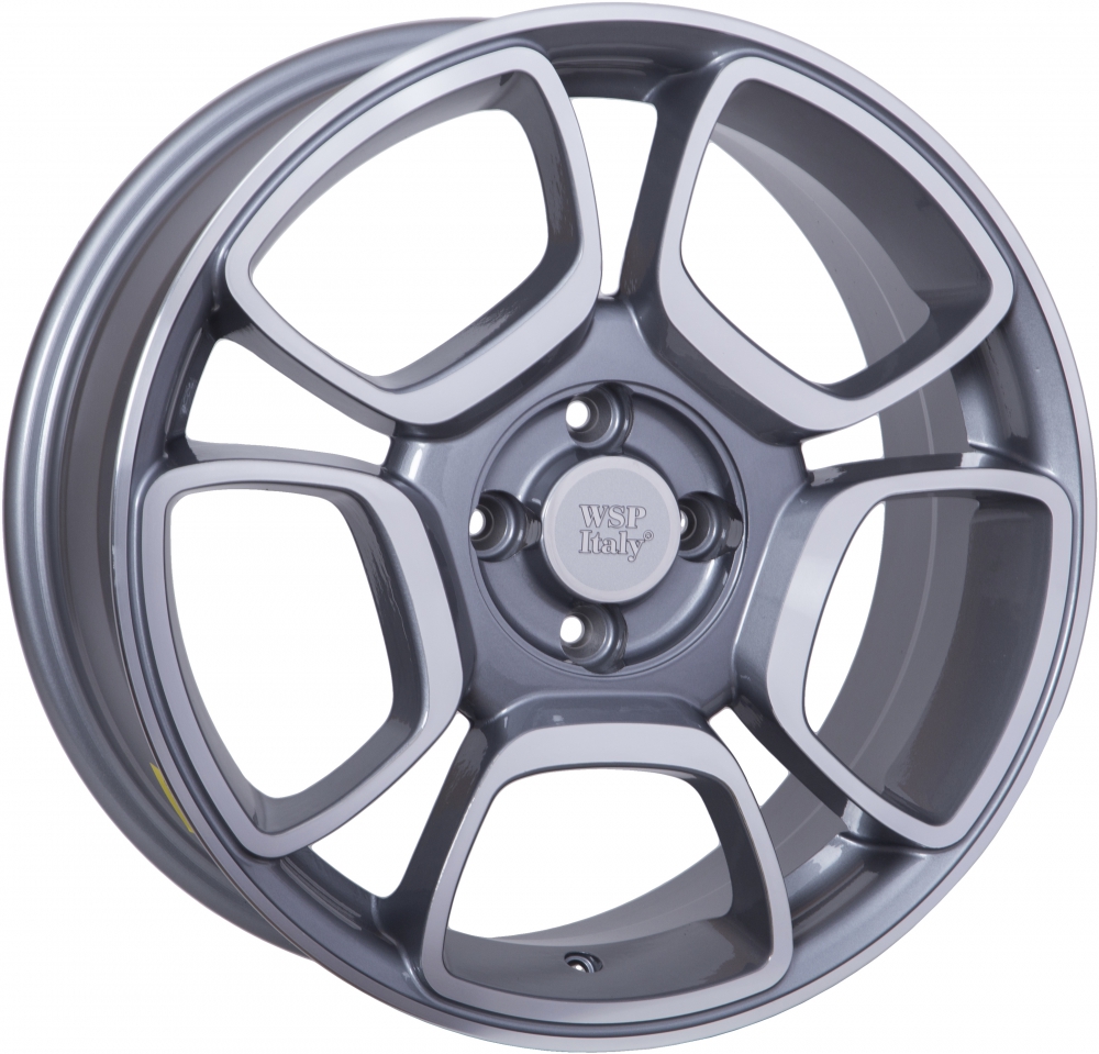 Acacia WSP Italy Fiat (W157 Forio) 7x17 4x100 ET37 d56.6 anthracite polished
