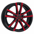 MAK Milano 7x17 5/112 DIA 76 black and red