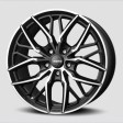 Momo Spider 8.5x19 5/112 DIA 66.6 matt black polished