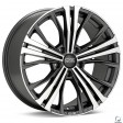 OZ Racing Cortina 9.5x20 5/130 DIA 71.6 matt dark graphite diamond cut