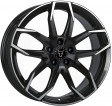 Rial Lucca 8x20 5/112 DIA 70.1 diamond black front polished