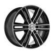 X Trike X-124 7.5x17 6/139.7 DIA 106.2 BK/FP